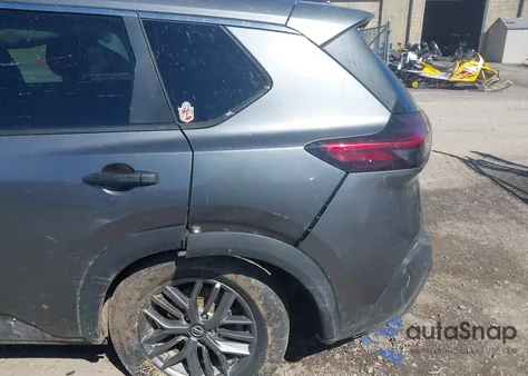 2021 Nissan Rogue S Intelligent Awd from USA, damaged, VIN 5N1AT3AB1MC749600